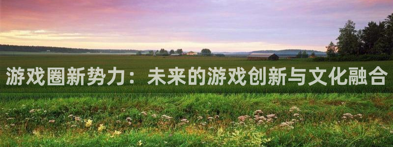 杜邦娱乐官方登录网址：游戏圈新势力：未来的游戏创新与文化融合