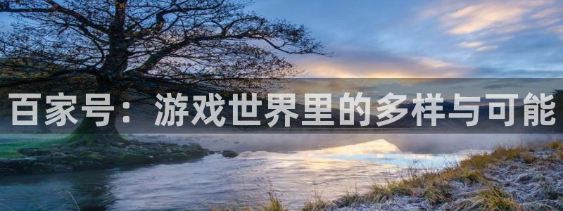 杜邦娱乐登录：百家号：游戏世界里的多样与可能